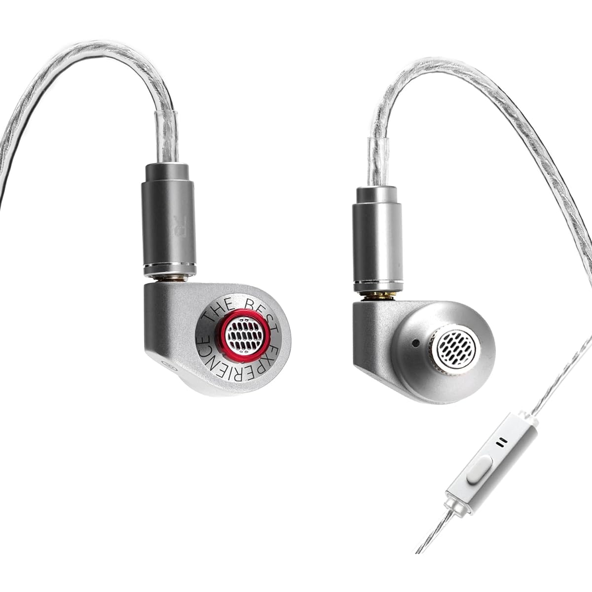 HiFiGo BGVP P05 Single Dynamic Driver In-Ear Monitor 10mm PU + Ceramic DD IEMs In-Ear Earphones with Adjustable Tuning Filter and Replaceable MMCX Cable (3.5mm with Microphone)