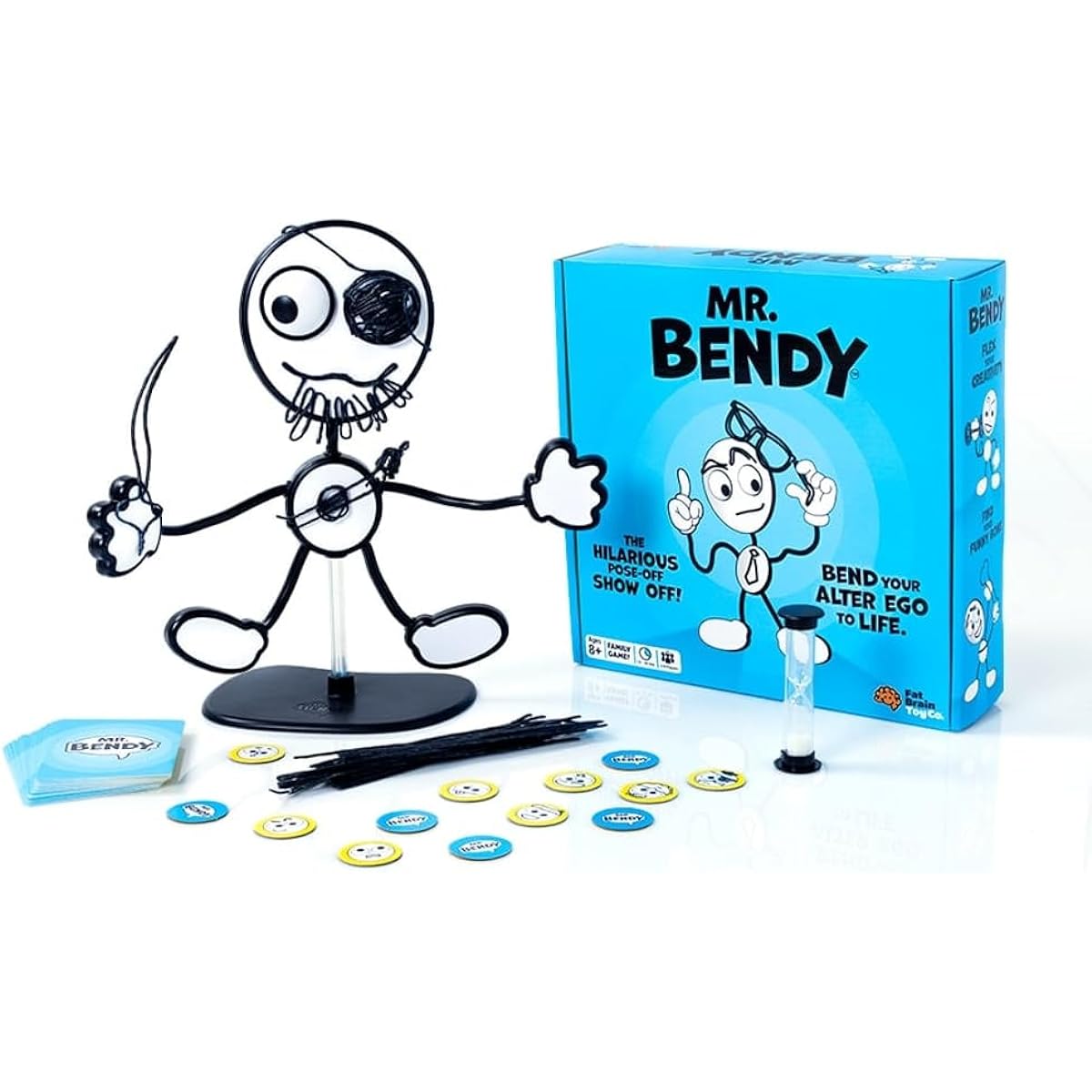 Fat Brain Toys Mr. Bendy Game - Life-Changing Ego Bend [Family Party Game for Kids and Adults]