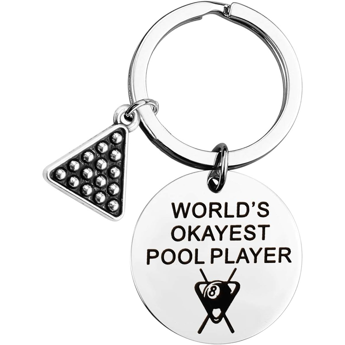 MAOFAED Pool Player Gift Pool Table Gift Cue Sports Gift World's Best Pool Player Men Father Boyfriend Billiard Gift