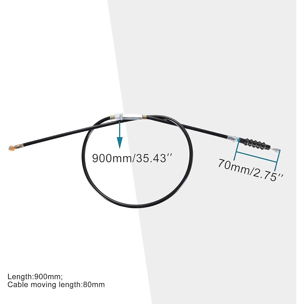 Goofit 35.43" Clutch Cable with Adjuster for 50 cc 70 cc 90 cc 110 cc 125 cc dirt bike