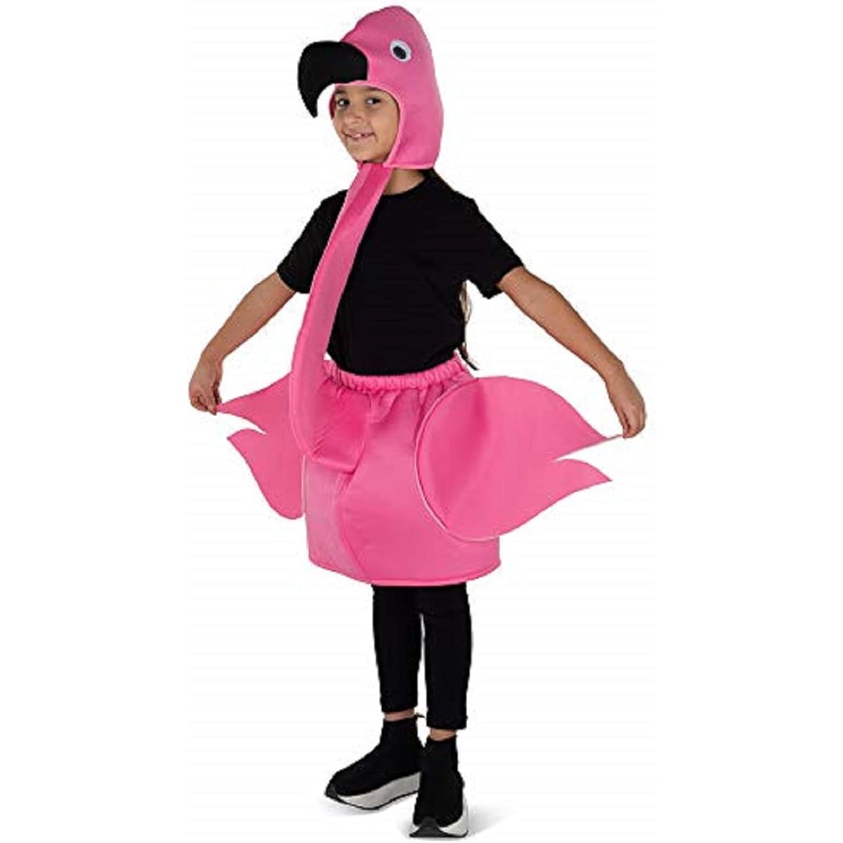 Dress Up America Kids Pink Flamingo Costume - Skirt and Hoodie Included