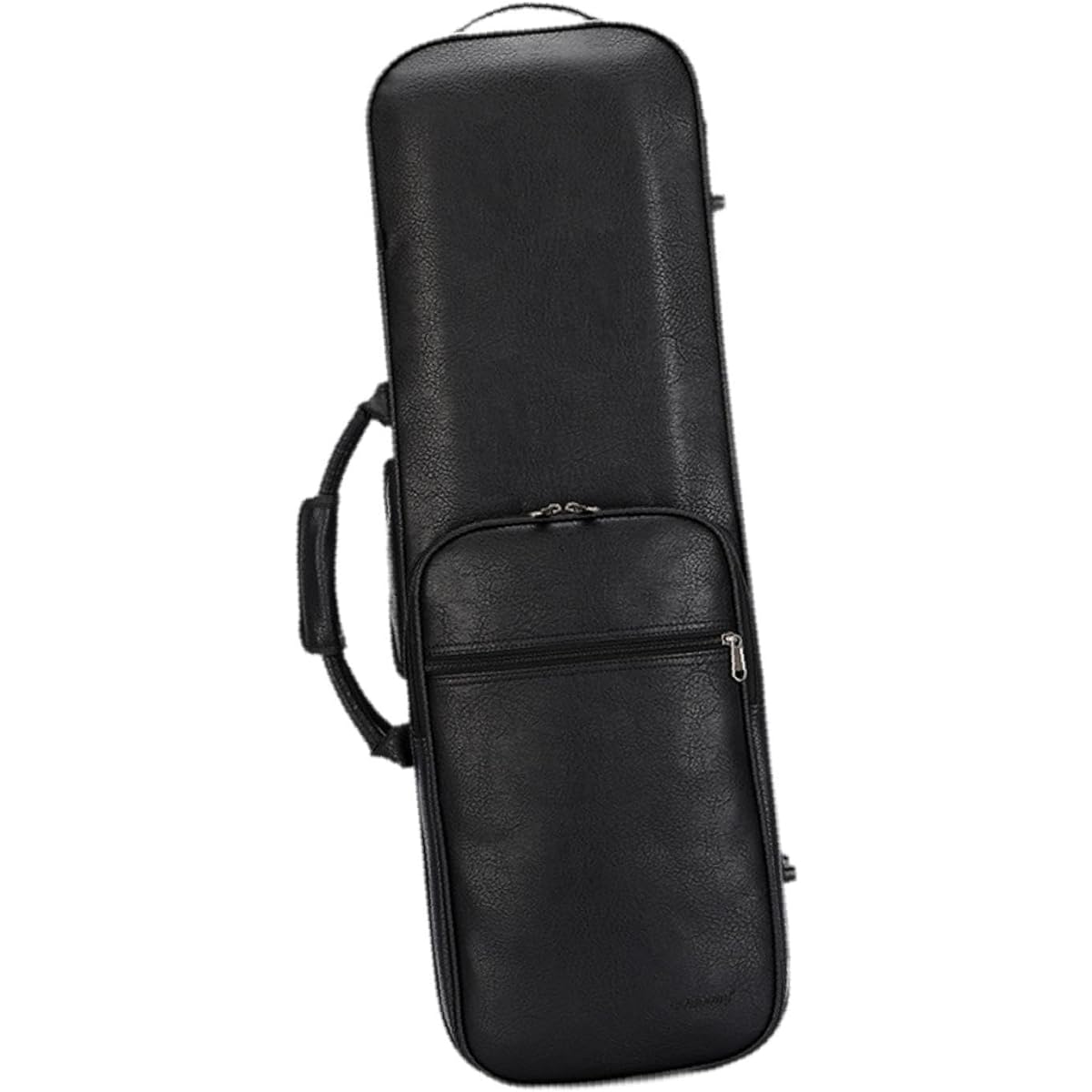 Gazechimp Violin Case Fiddle Handbag Dustproof PU Leather Accessories Full Size 4/4 Carry Case Violin Hard Case Musical Instrument Bag, Black
