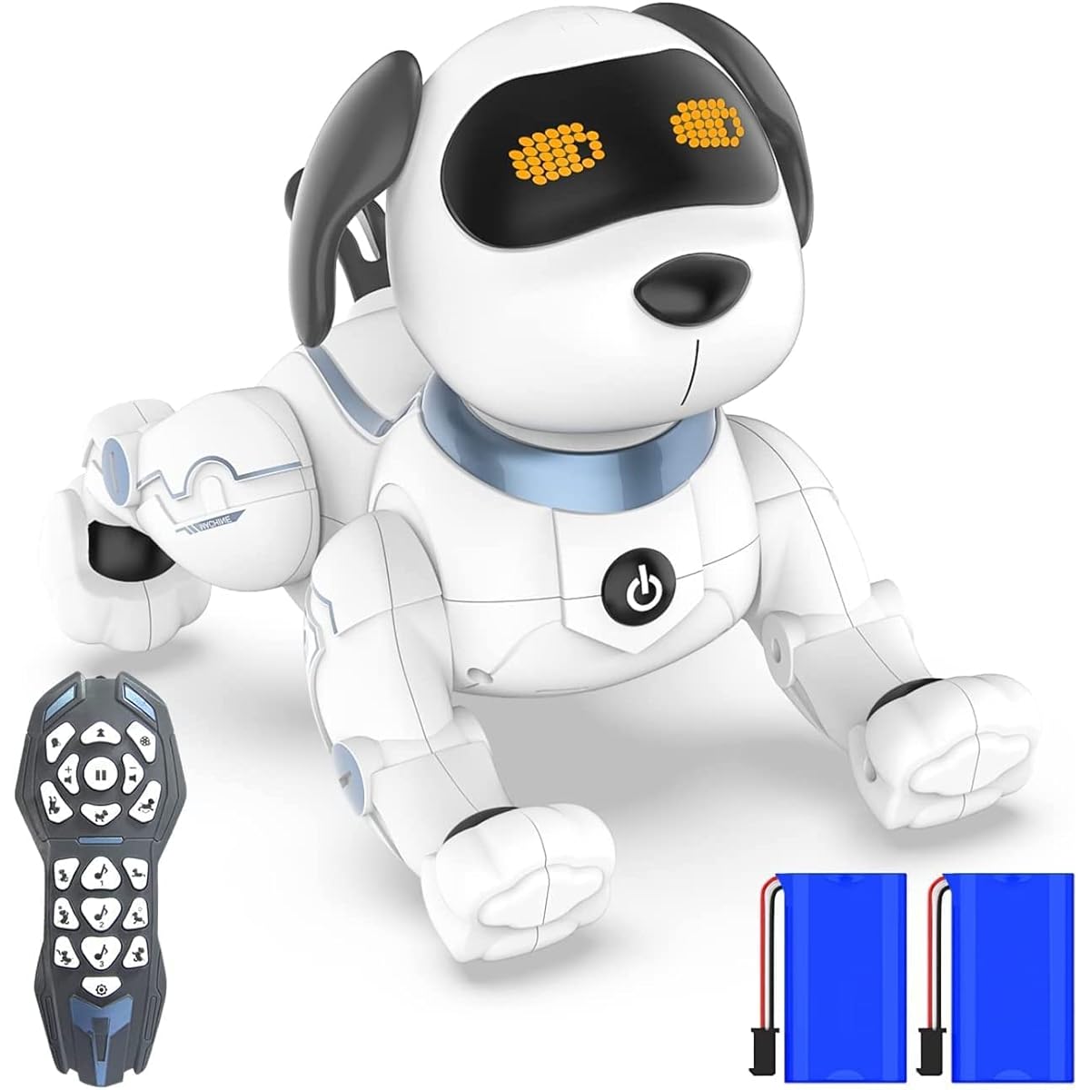 Okk Smart Robot Dogs, okk 2020 Newly Remote Control Dog with Sing, Dance,Talking, Intelligent Early Educations Toys For 3-12 Years Boys Girls Birthday (ブラック)