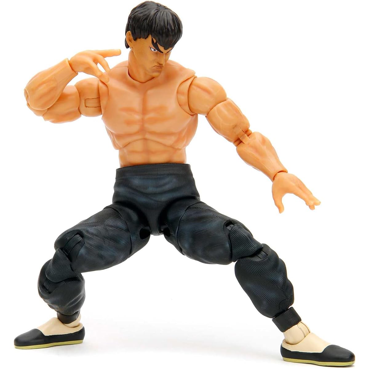 Fei Long 6" Movable Figure with Accessories and Alternate Head and Hands Ultra Street Fighter II: Final Challengers (2017) Video Game Model Jada 34217_AB