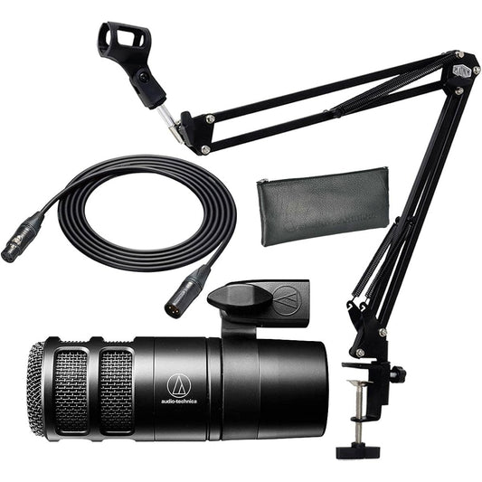 AT2040 Dynamic Microphone BX9 Starting Set -3m Genuine High-End Microphone Cable, Arm Stand Included-