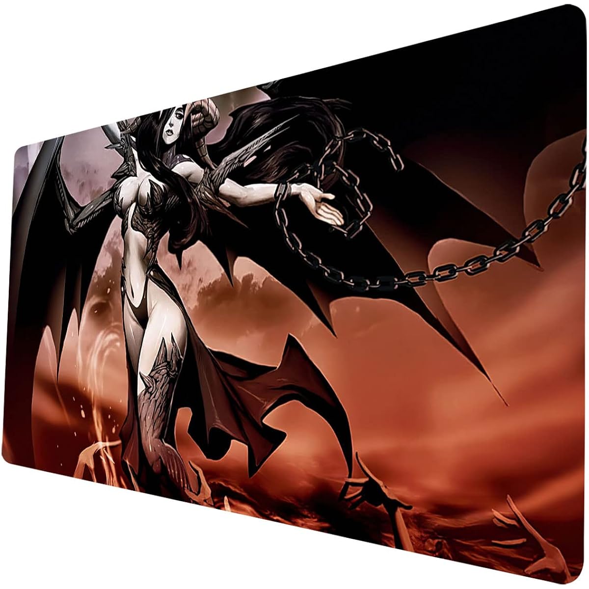 Playmat Gaming Mouse Pad 60X35cm Compatible with DTCG, MTG, TCG, CCG, RPG, Board Games, Card Games, Battle Playmat Accessories Dark 29