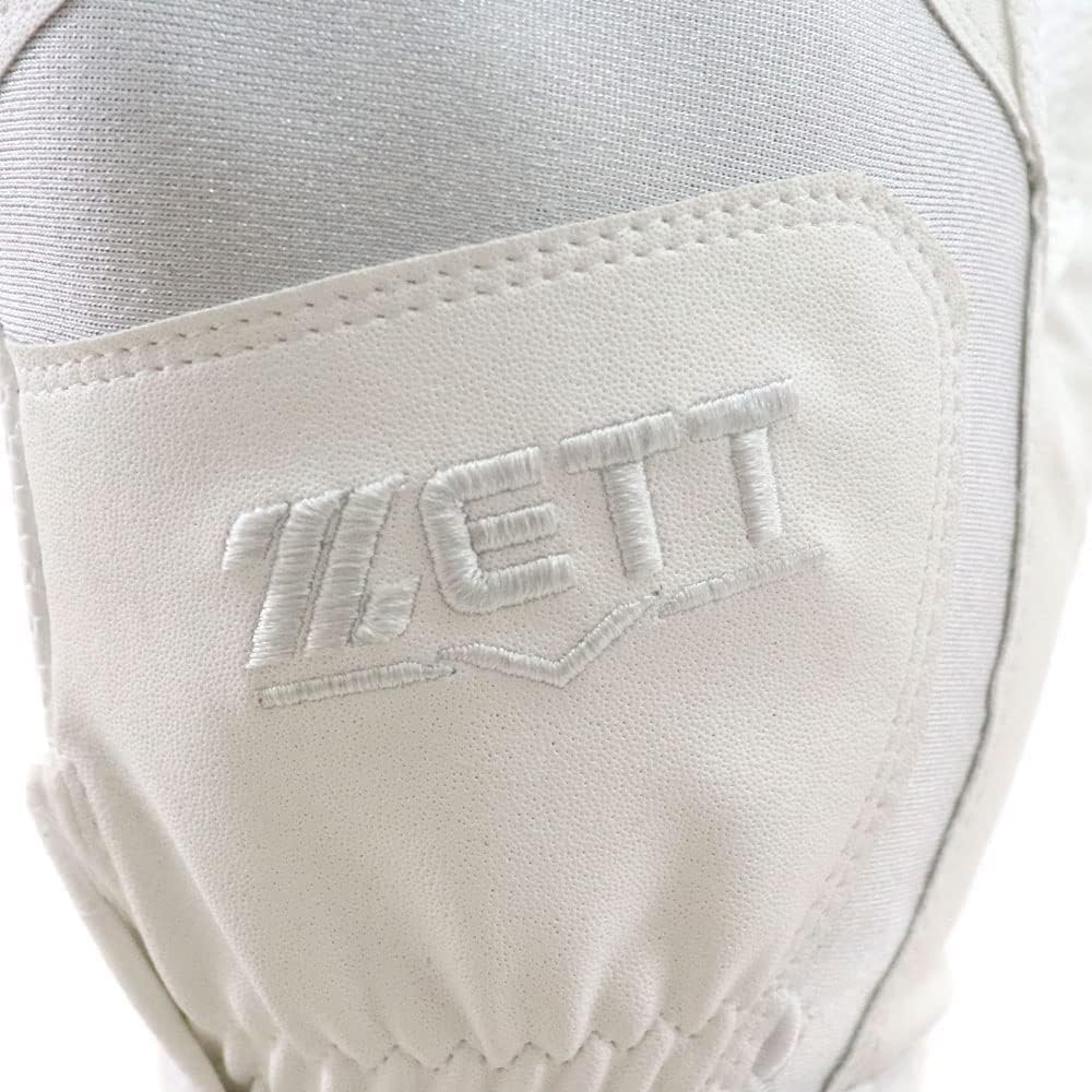 [ZETT] Batting gloves for high school students, for both hands, bg613hs white black