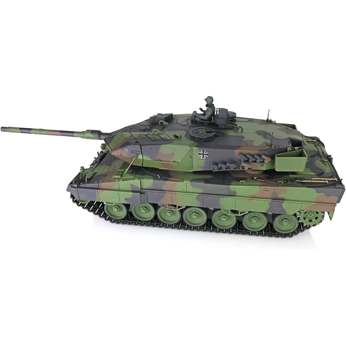 1/16 Henglong Tk7.0 Leopard 2A6 RC Tank Ir Battle BB Shooting Engine Smoke 2.4Ghz Remote Control Car Model 3889