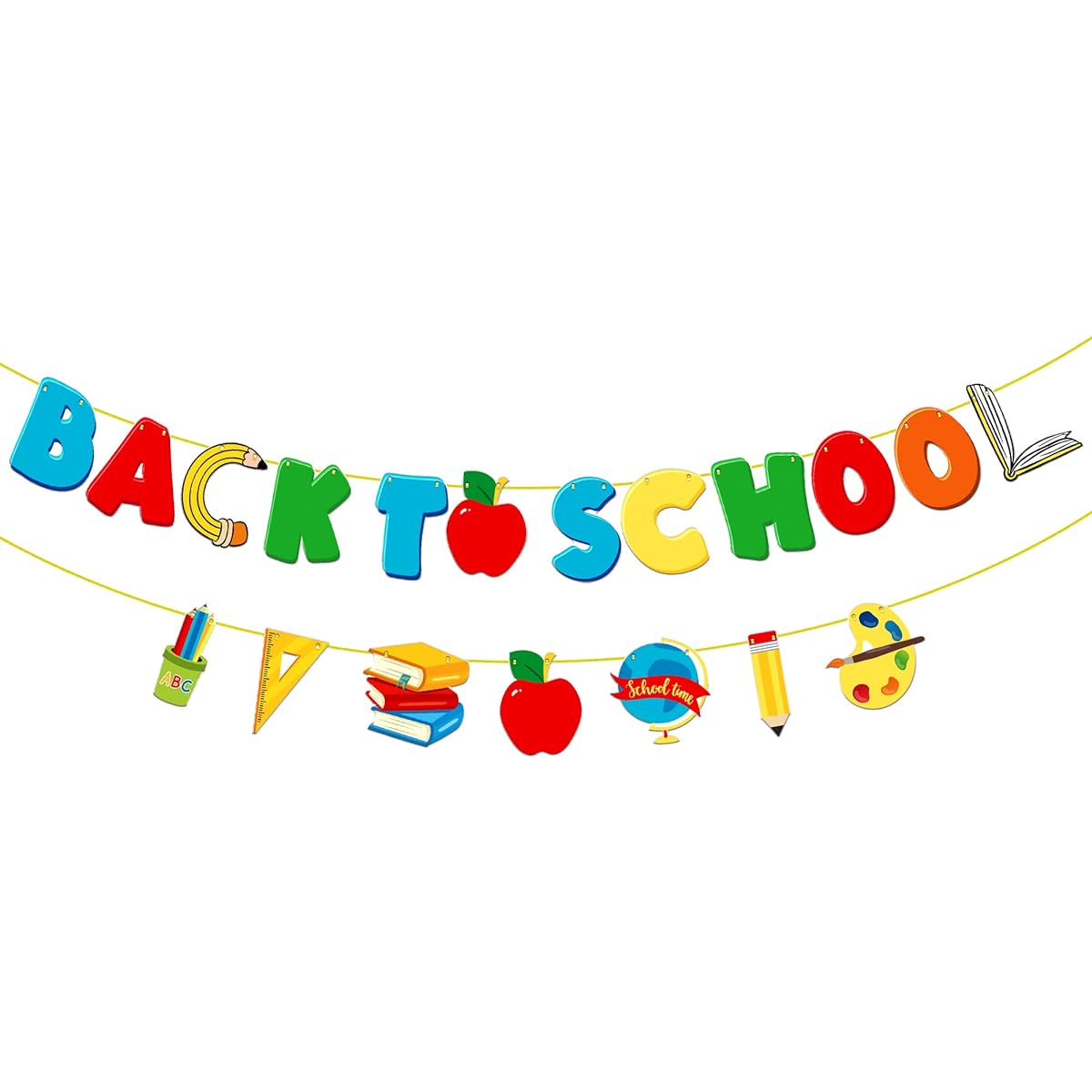 KatchOn Back to School Banner Large 10ft No DIY Back to School Backdrop First Day of School Decorations Back to School Supplies Back to School Decorations Classroom Decorations