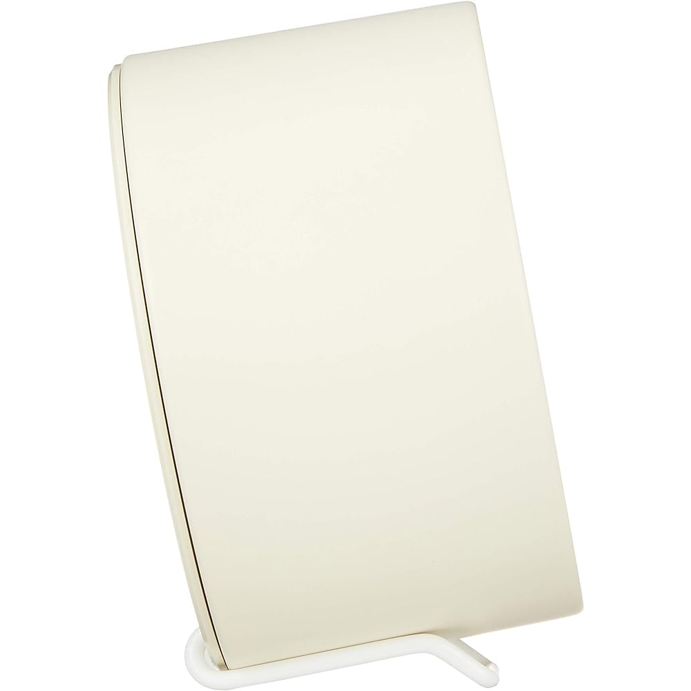 Lemnos Wall Hanging Analog Riki Small Clock Ivory WR07-15 IV Lemnos φ122×d72mm