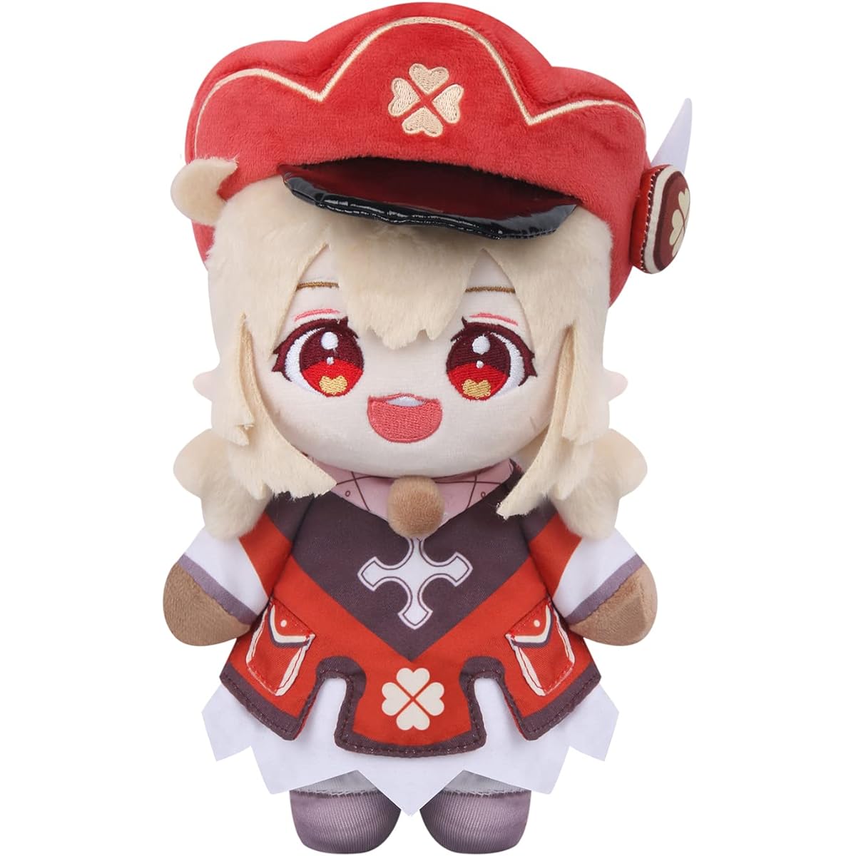 MORROWIND Klee Plush Doll Toy Stuffed Plushie Figure for Kids Girls Game Fans (RED, 20cm/7.87inch)