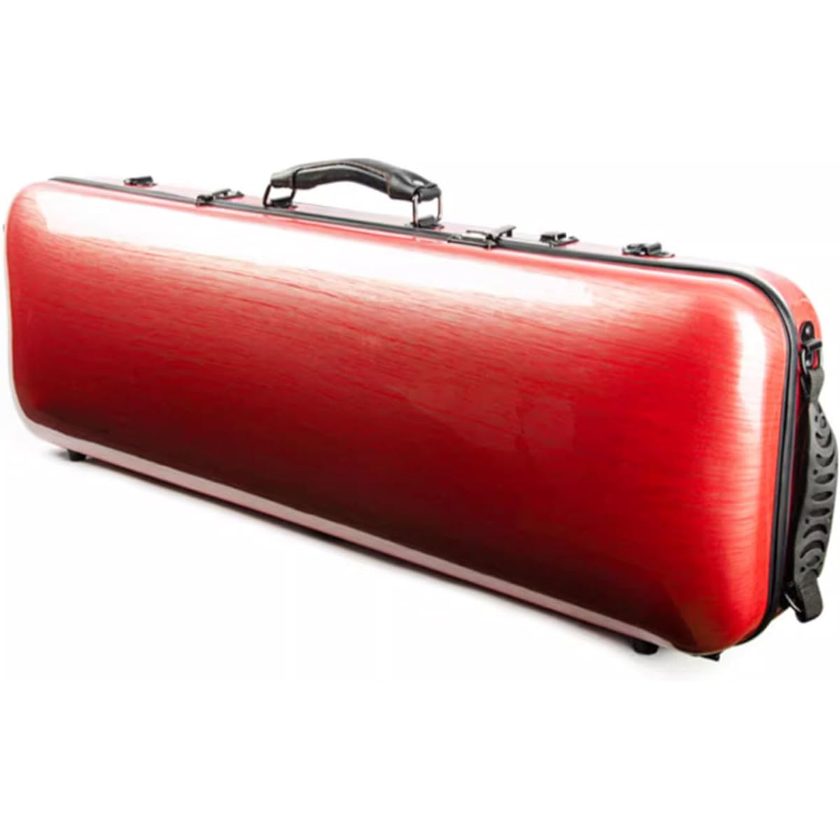 ard Case with Hygrometer, Portable Lightweight Violin Case Backpack Professional Handle, Violin Backpacks for Violinists Carbon Fiber, Protective 4/4 Violin Case, Comfortable Adjustable Straps, Waterproof and Rainproof Musical Instrument Accessories, Red