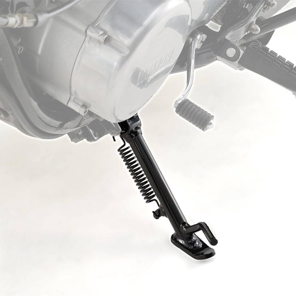Daytona Motorcycle Short Side Stand for SR400/500 (78-21) Genuine ratio -65mm Black 95204