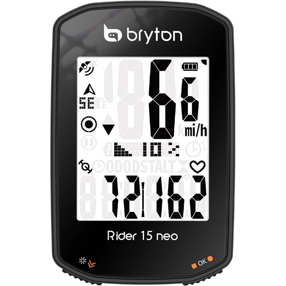 Bryton Rider 15Neo C Cycle Computer/Bicycle Navigation/Equipped with touch screen/Equipped with GPS/Speedometer/Up to 16 hours on a single charge (with cadence)