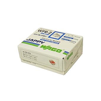 JAPPY One-touch connector clear type 2 electrodes WFR-2-JP 100 pieces