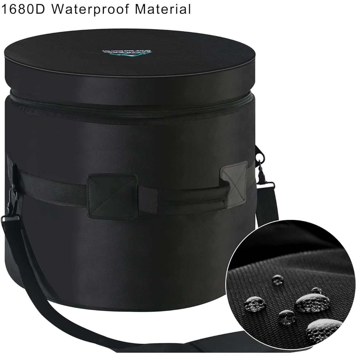 EASTROCK 22" x 18" Bass Drum Bag, Bass Drum Case Protects your drums with 15mm thick padding (22 x 18" Bass)