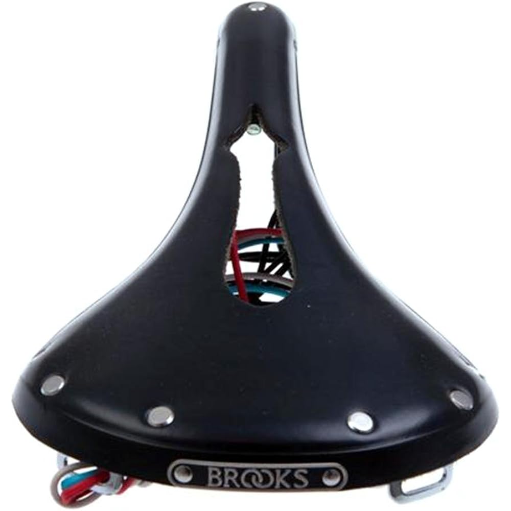 BROOKS Leather saddle Classic model for sports with perforated holes B17 NARROW IMPERIAL BLACK