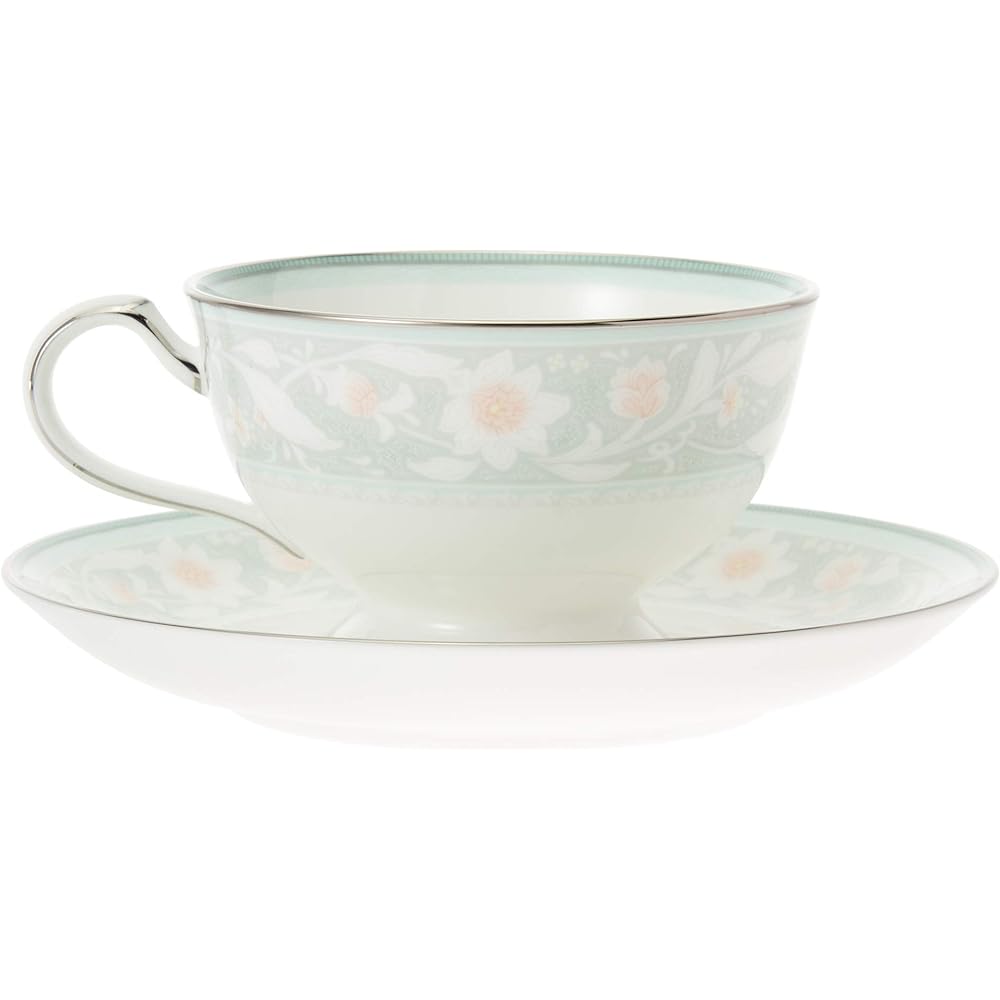 Noritake Cup & Saucer (Pair Set) (Coffee Tea) 190cc Fairmont 2 Bone China P97221/4408
