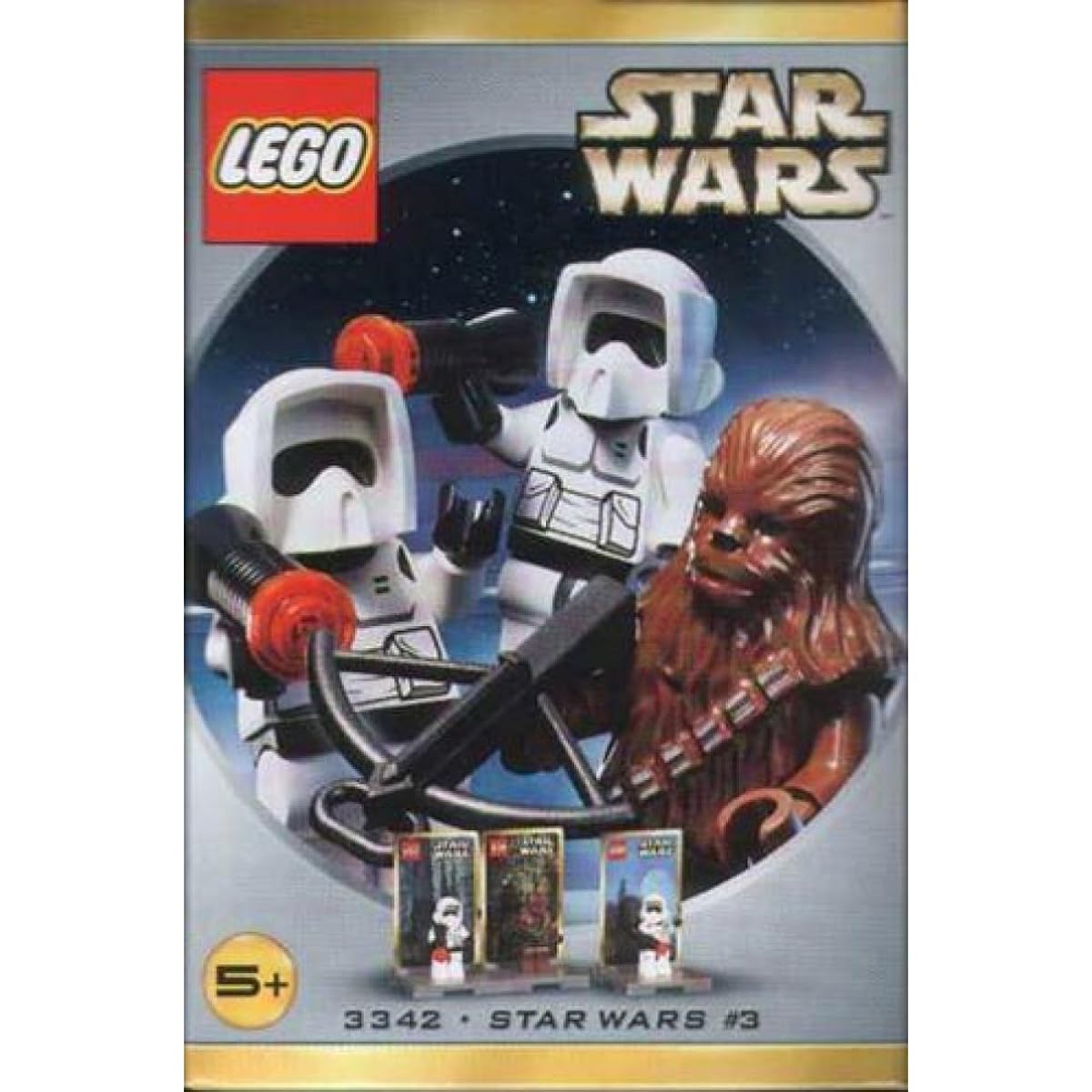 LEGO Star Wars: Figure Set Chewbacca & 2 Biker Scouts 3342 [Parallel Import]