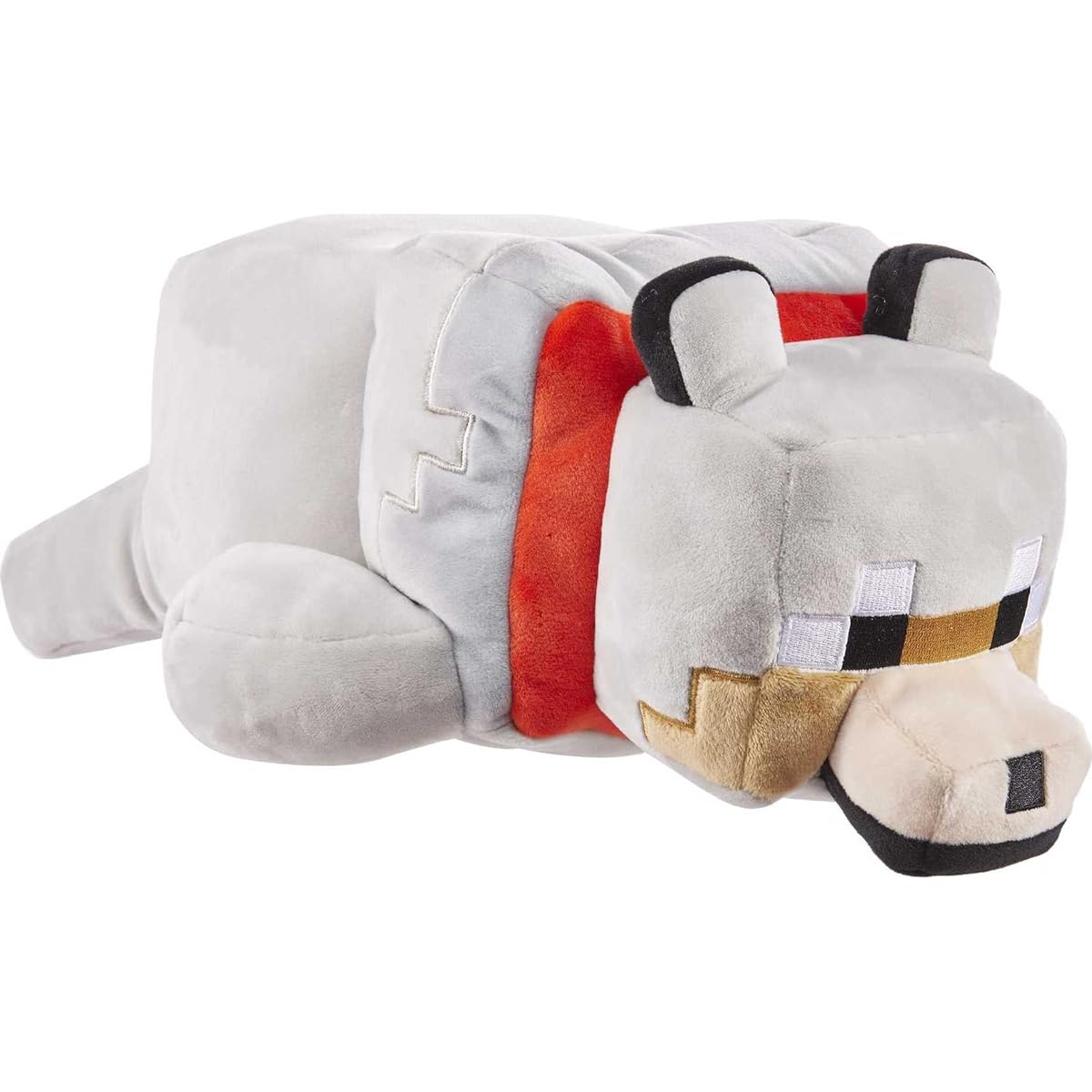 Plush 12-in Tamed Wolf, Soft, Squishy, Floppy Collectible Gift for Fans Age 3 Years and Older