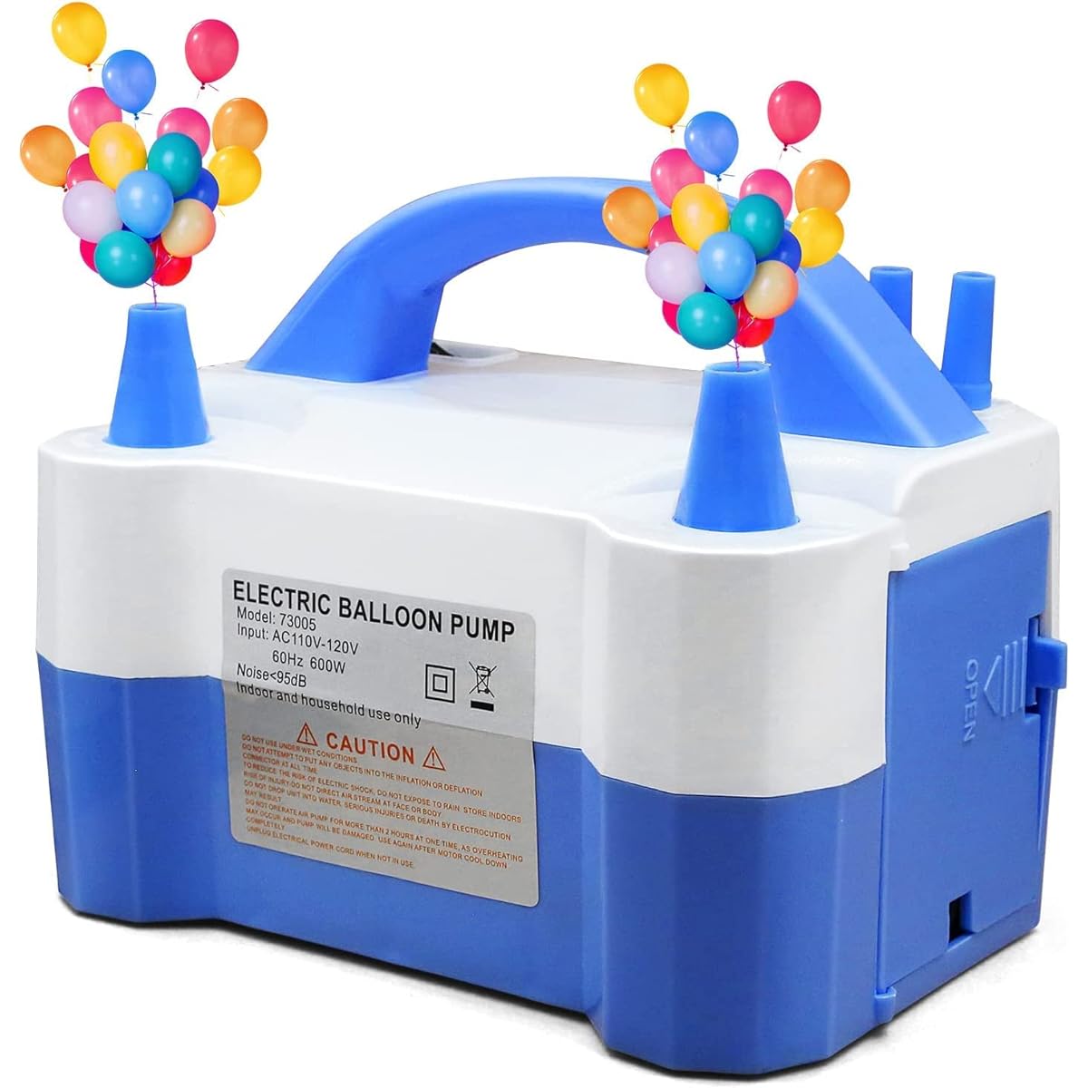 Air Balloon Pump and Balloon Portable Dual Nozzle Electric Balloon Blower Pump for Party Decoration
