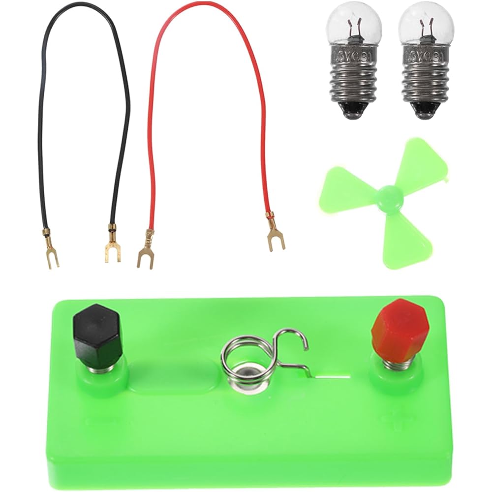 PATIKIL DIY Generator Motor Set, 4 Sets Mini Hand Generator Motor Kit with Bulb Lamp Holder for Hand Crank Generator LED Bulb Windmill