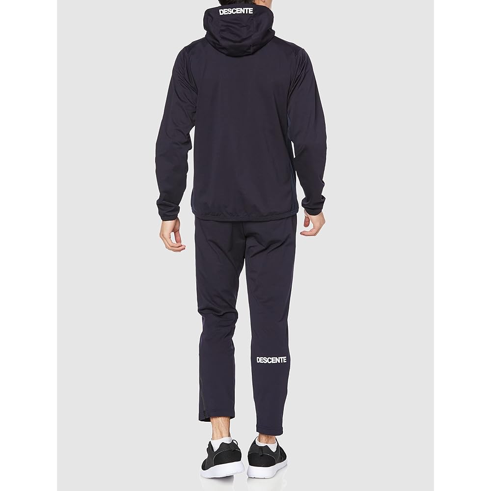 [DESCENTE] Jersey Top and Bottom Set, Windproof, Sweat Absorbent, Stretch, Ventilation, Training, Hooded, Men's