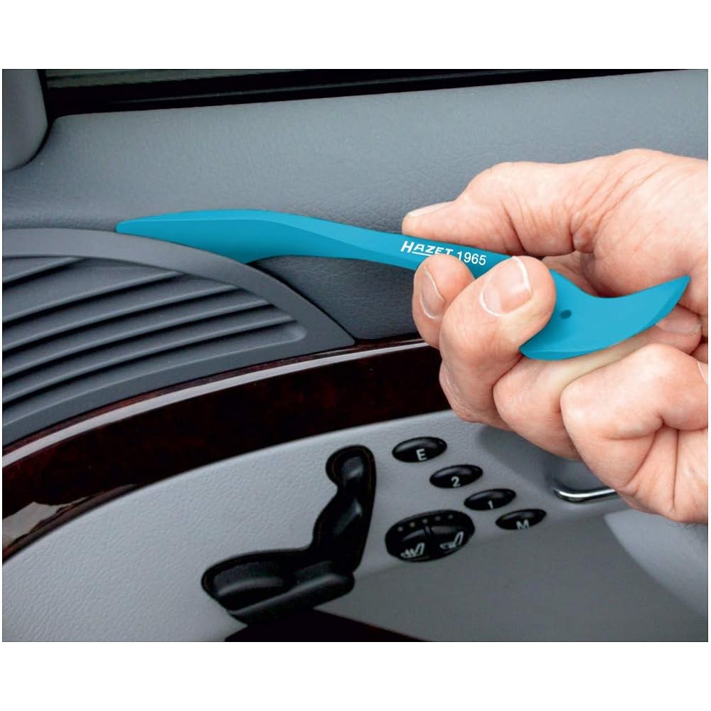 HAZET Plastic Wedge 2-Piece Plastic Tool Set Lever Tool for Loosening Vehicle Body, Door, and Interior Trim Components [Regular Japanese Import Product] 1965/2