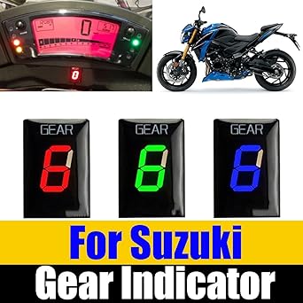 Speed Display Meter Motorcycle Gear Indicator Suzuki GSX S 750 GSX S 1000 GSX R 600 GSX R 1000 Accessories 1-6 Speed Gear Display Meter
