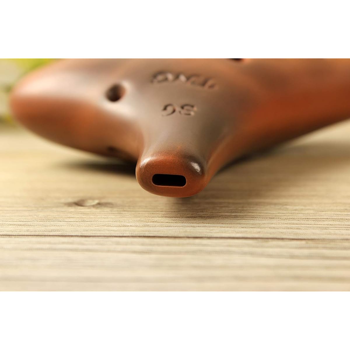TNG Ocarina Musical Instrument [12 Holes / Single / Soprano / G Key / Purple Sand Red Clay] SG (with fingering chart) (with special case) ocarina High-grade wind instrument