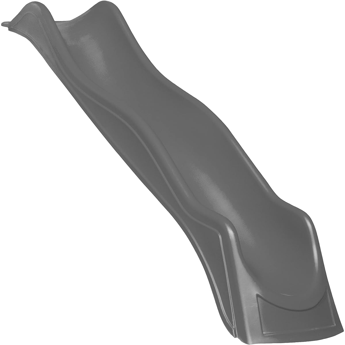 Backyard Discovery 10' Wave Slide, High Sidewalls, Easy One-Piece Setup, 250 lb Capacity, Ages 3-10, Made in the USA, Safety Features, Gray