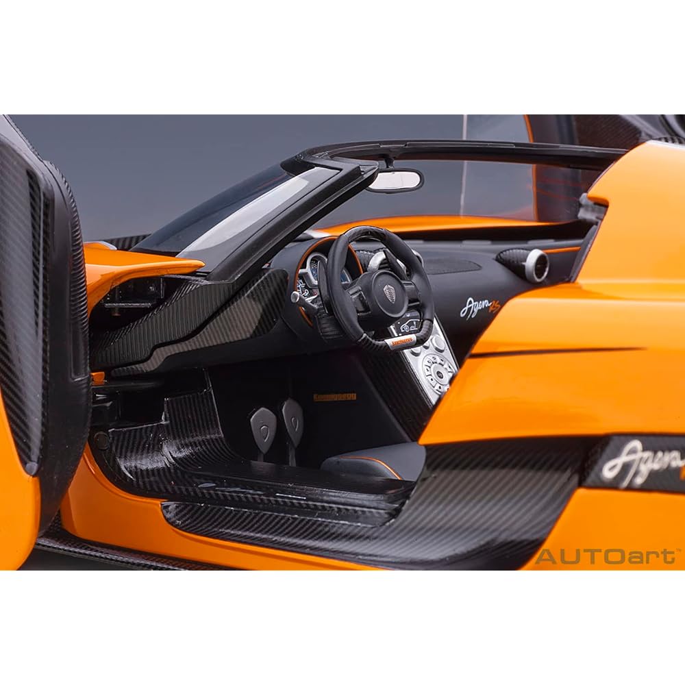 AUTOart 1/18 Koenigsegg Agera RS Orange/Carbon Black Finished Product 79023