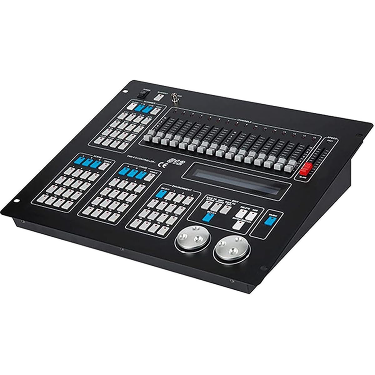 DMX Controller, DMX 512 Console, Dj Disco Lighting Controller, Professional Stage Lighting Control Light Mixer, Stage Lighting Console Controller Panel for Party, KTV, Bar