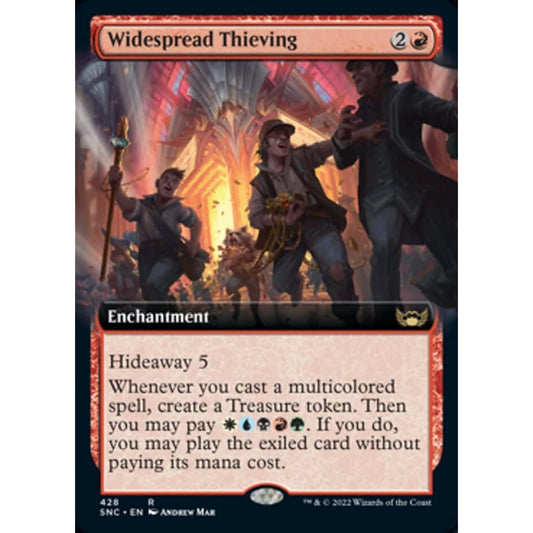 Magic: The Gathering - Widespread Thief (428) - Extended Art - Streets of New Capena