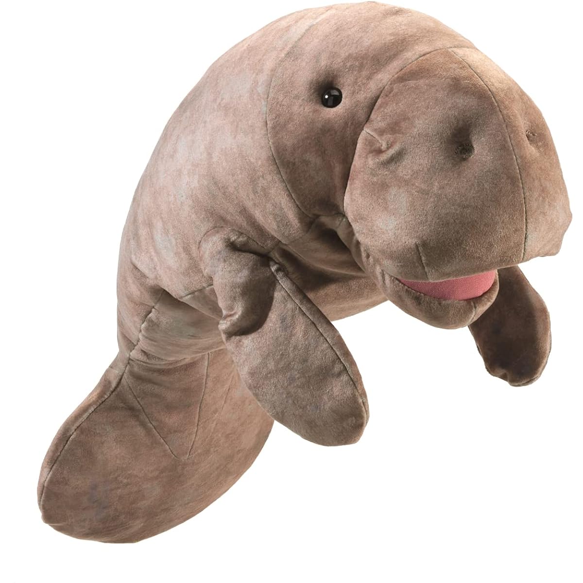 Folkmanis Manatee hand puppet, gray