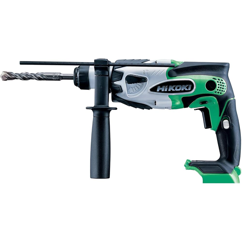 HiKOKI Former Hitachi Koki 14.4V Cordless Rotary Hammer Drill Rechargeable Green Battery and Charger Sold Separately DH14DSL(NN) Main Unit Only