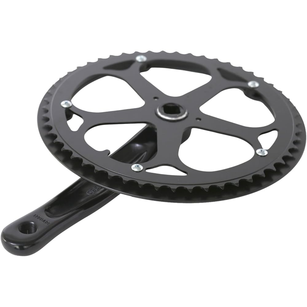 AKI WORLD 53T forged crank integrated chain ring BLACK NE-CS-001