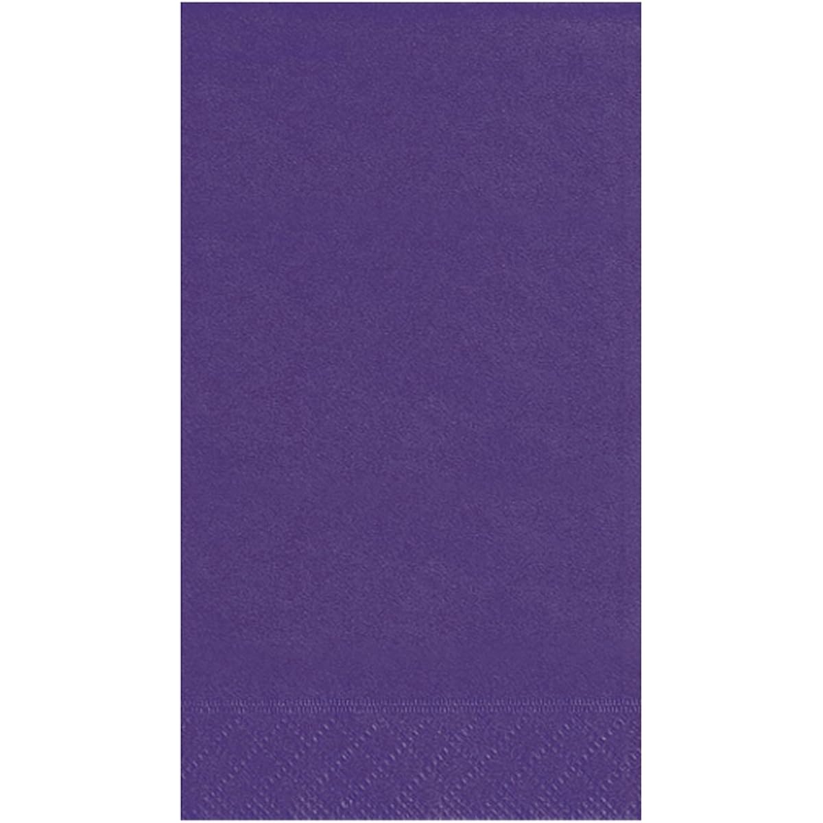 Dark Purple Paper Guest Napkins, 20ct
