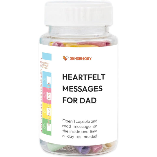 50 Heartfelt Messages for Dad in a Bottle. Gifts for dad, birthday gifts for dad, gifts for dad, small things, random things, notes, message bottle, romantic gifts for her, gifts for boyfriend (heartfelt messages for dad).