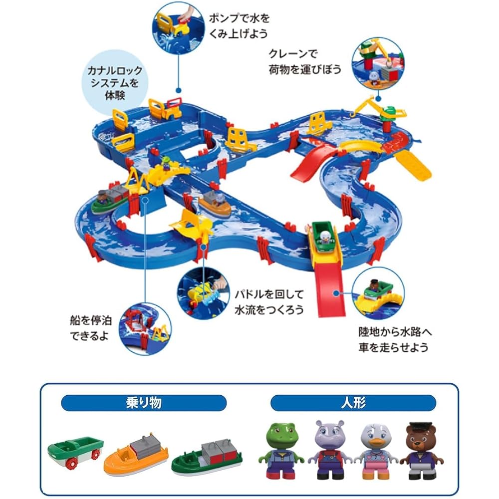 Bornelund AquaPlay Bridge & Harbor Set from around 3 years old AQ1650