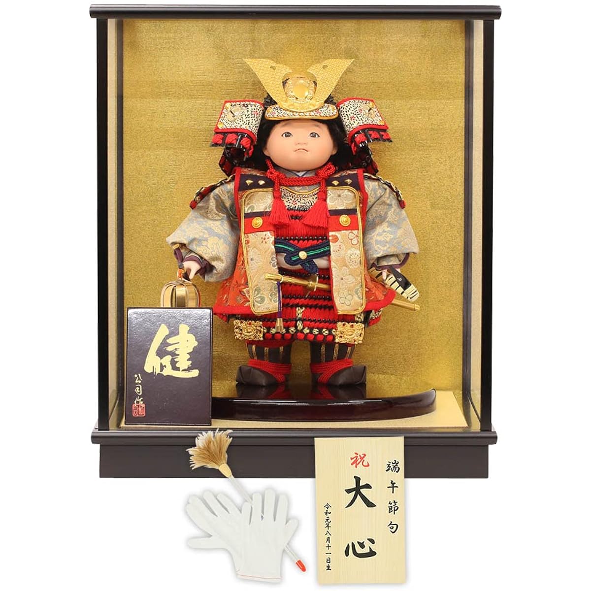 May Doll Case Decoration Compact Stylish Ken Series Tensho Original Warrior Doll Case Included ([A] 912ken-jinba-a)
