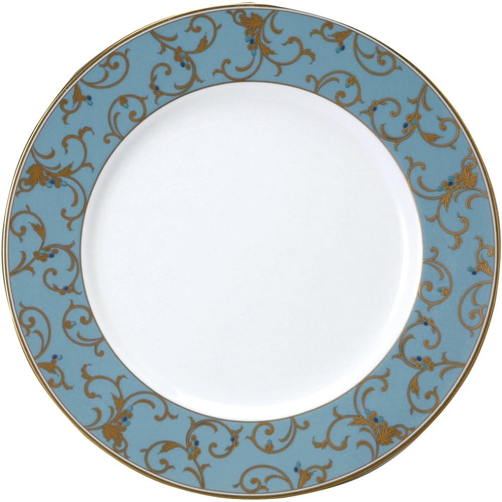 NARUMI Plate Dish Ivy Arabesque Green 25cm Dinner 50939-1039