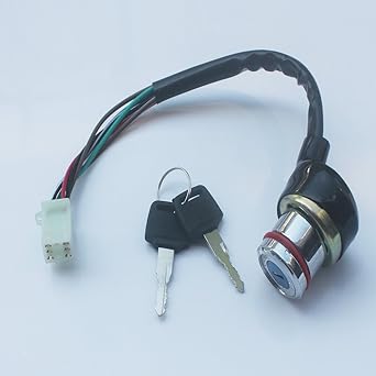 KIPA 6 Wire Key Ignition Switch for Kazuma Meerkat 50CC Falcon 90CC 110CC 125cc RedCat ATV Quad