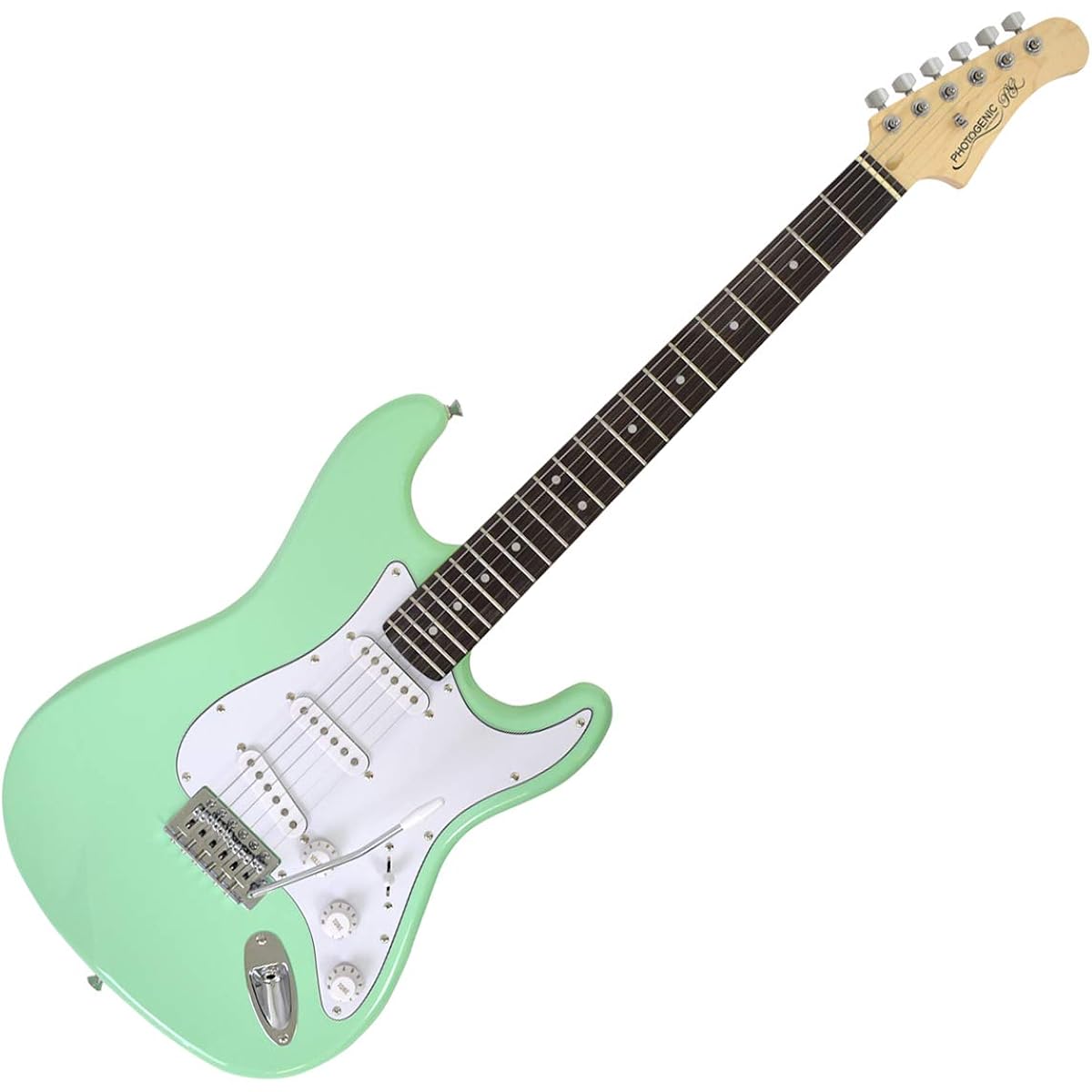 Photogenic ST-180 SFG Electric Guitar Beginner 14-piece Set [With Mini Amplifier] Stratocaster Type Surf Green Photogenic