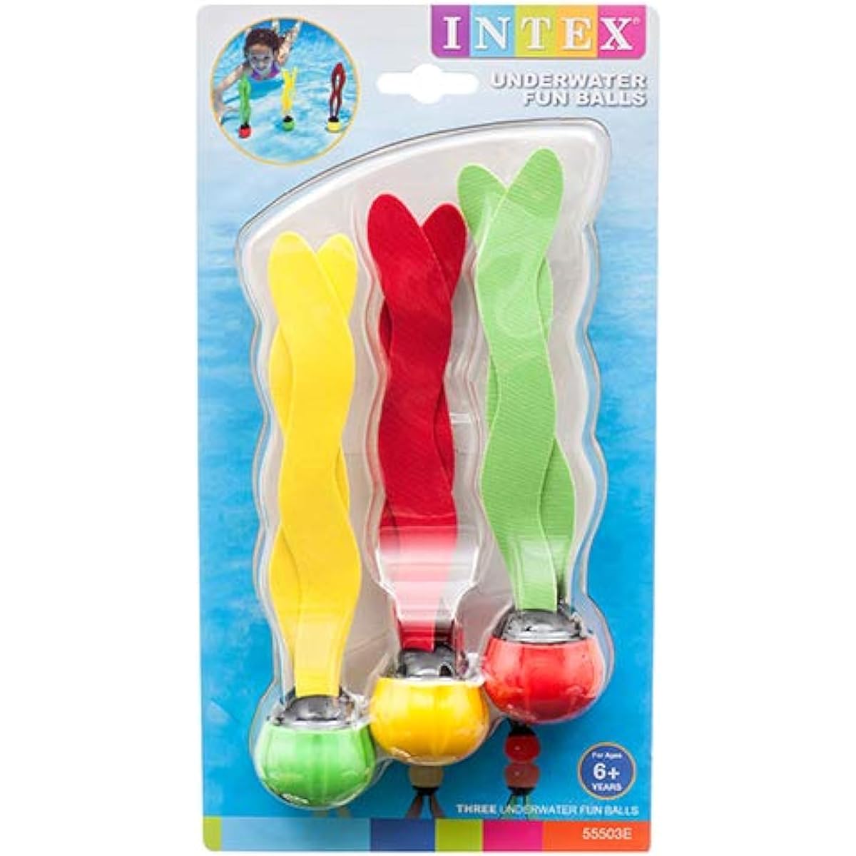 HS Toy 383020 Fun Ball Underwater (-Pack) Swim Wholesale Seasonal Swimming Time