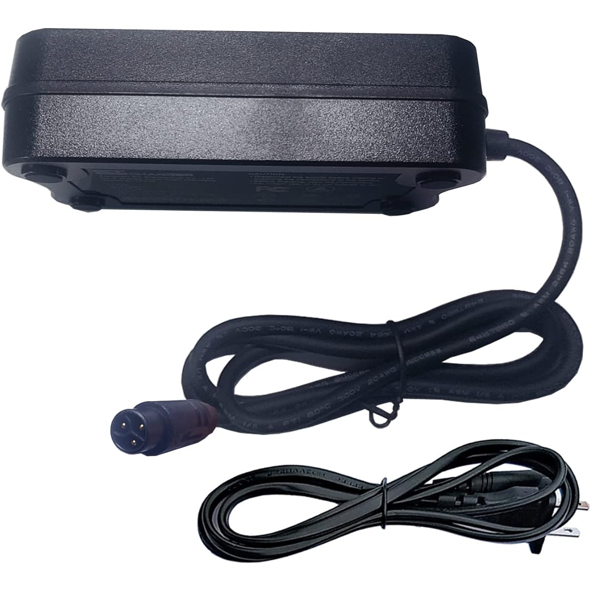 eeTao 3 Prong Connector 36V AC/DC Adapter Compatible with Macwheel LNE-16 LNE16 36V 7.5Ah Li-ion Battery Electric Folding Bike Model: 10237406 Switching Mode Power Cord Cable Charger PSU