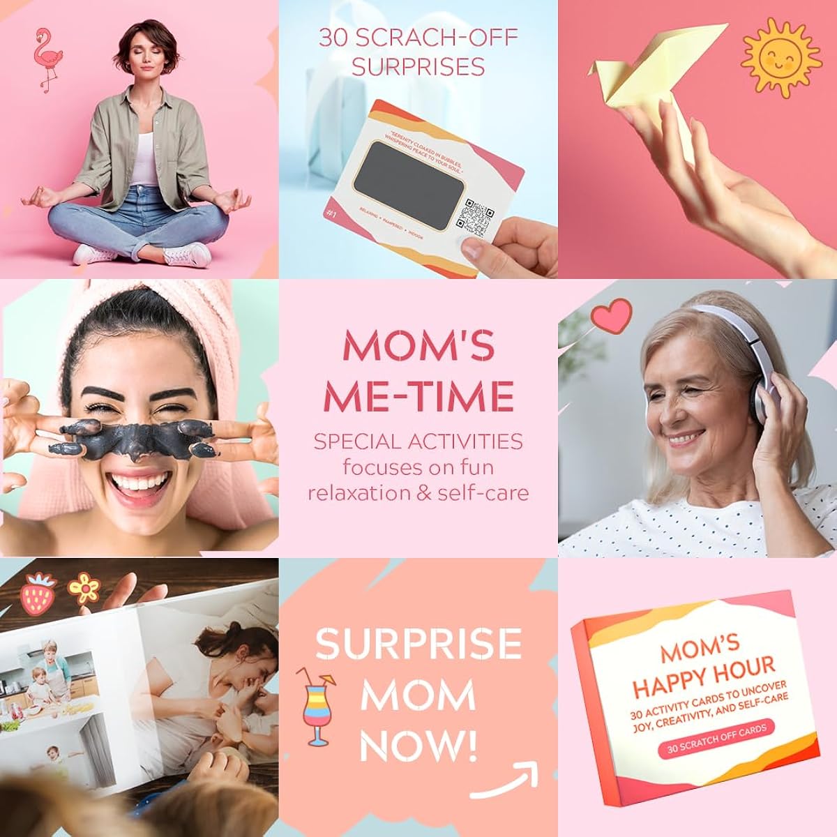 I gave my mom a little something - Mom's Happy Hour: Cute Birthday Gift Ideas