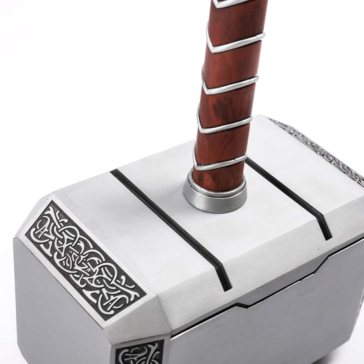 Mastergoswords 2019 Avengers Thor Mjolnir Resin Hammer Collectible 1:1 Replica Cosplay Costume Prop Toy US Size: One Size
