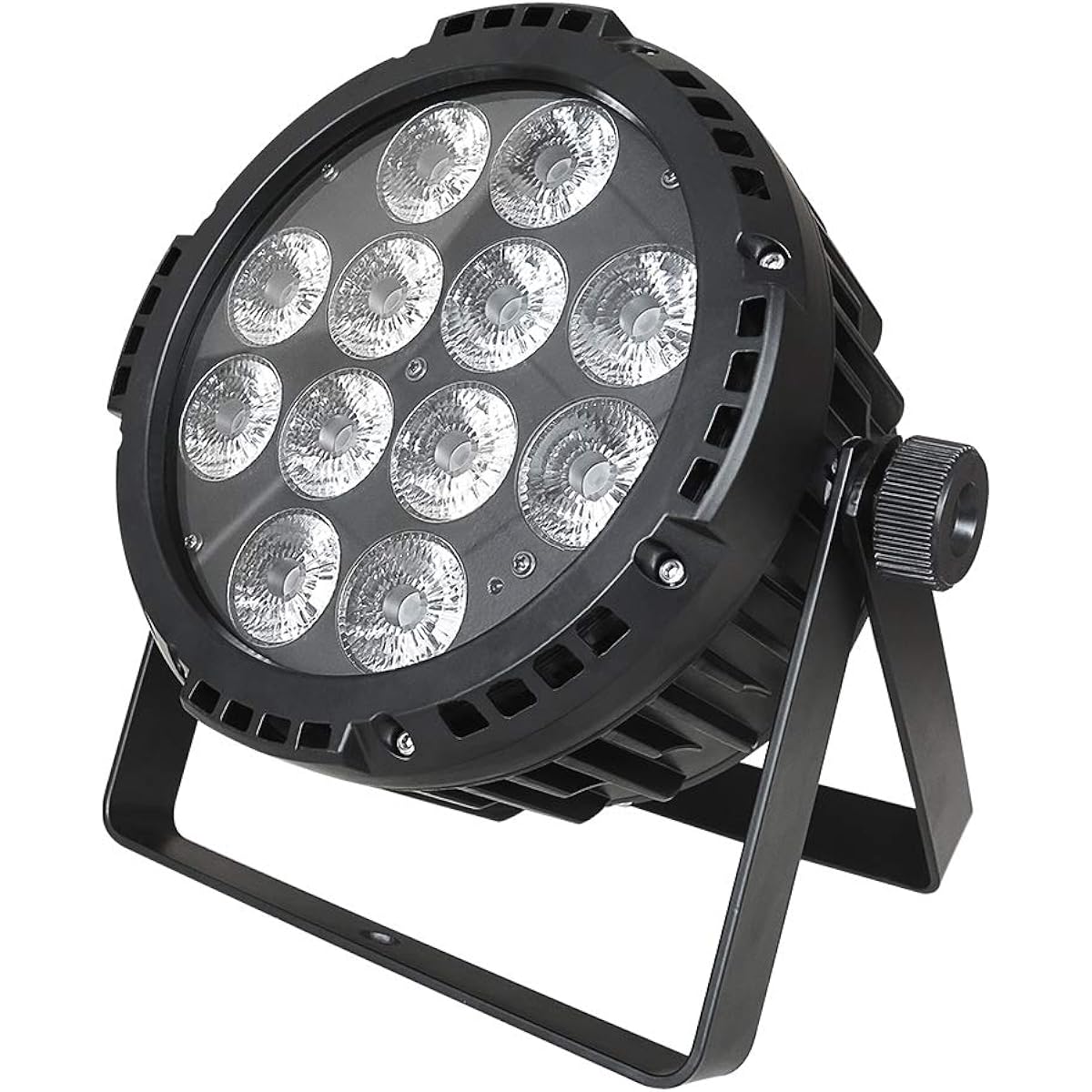 IMRELAX Rechargeable Wireless 12 Lights x 18W Stage Light LED Waterproof PAR RGBW+UV 6in1 Stage Lighting Commercial DMX Stage Lighting Production Event Outdoor Remote Control Included