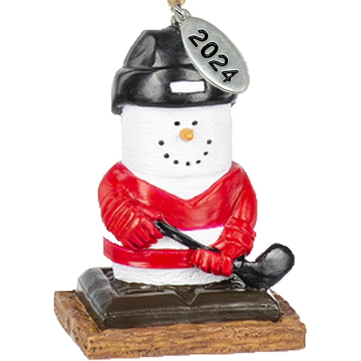 S'mores Ornament - Hockey S'mores Christmas Ornament 2022, Hockey Gift - Comes in a gift box and is ready to give as a gift